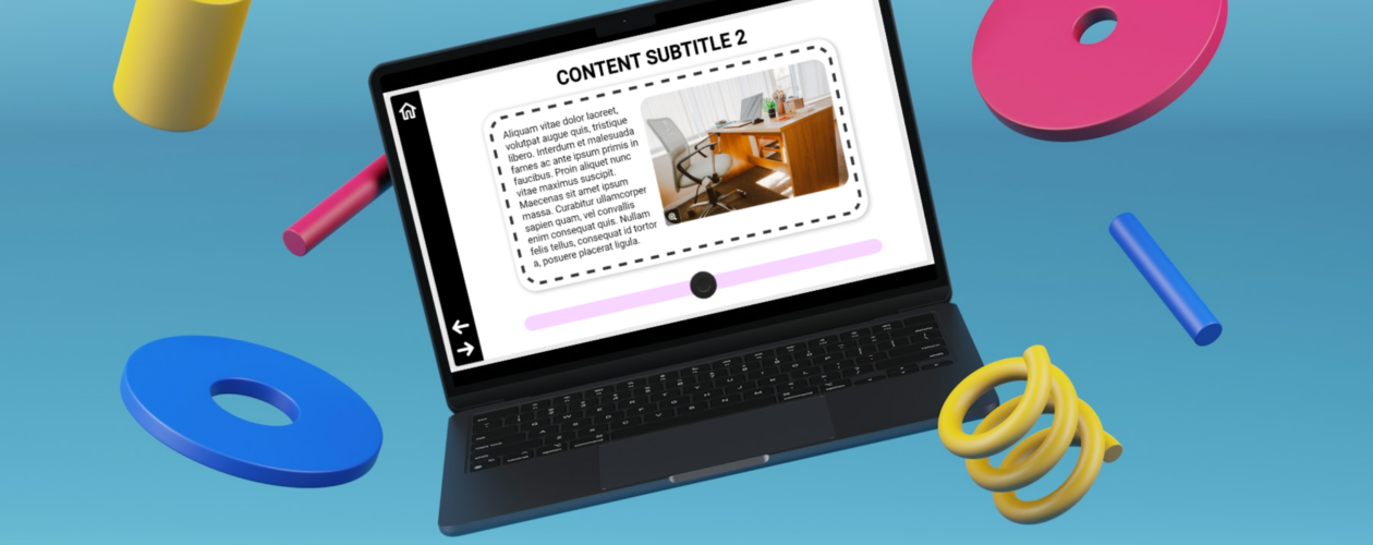 Articulate Storyline 360 Slider E-Learning Activity